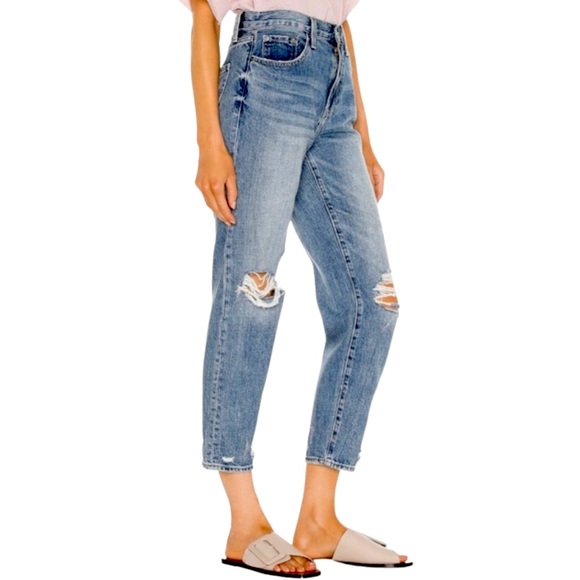 Anthropologie Pistola High Rise Distressed Boyfriend Jeans Sz. 27 - Picture 2 of 9